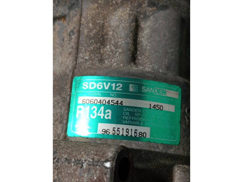 Recambio de compresor aire acondicionado para citroen c3 referencia OEM IAM 965591680  