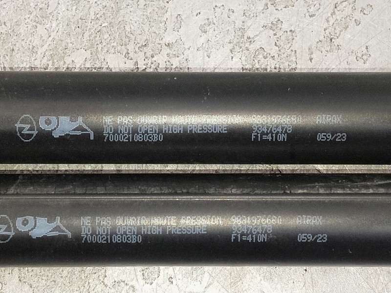 Recambio de amortiguadores maletero / porton para opel corsa f referencia OEM IAM 7000210803B0 9831976680 93476478