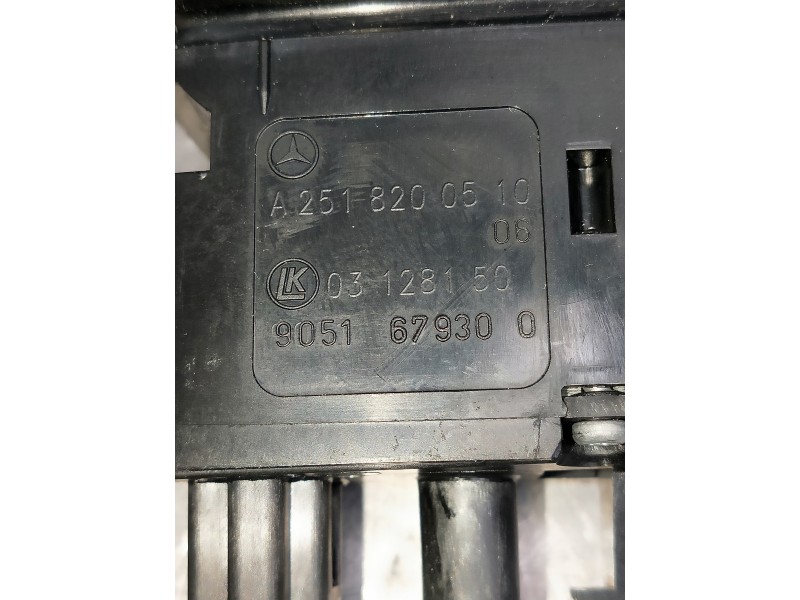 Recambio de mando elevalunas trasero izquierdo para mercedes clase m (w164) 320 cdi 4m edition 10 referencia OEM IAM A2518200510