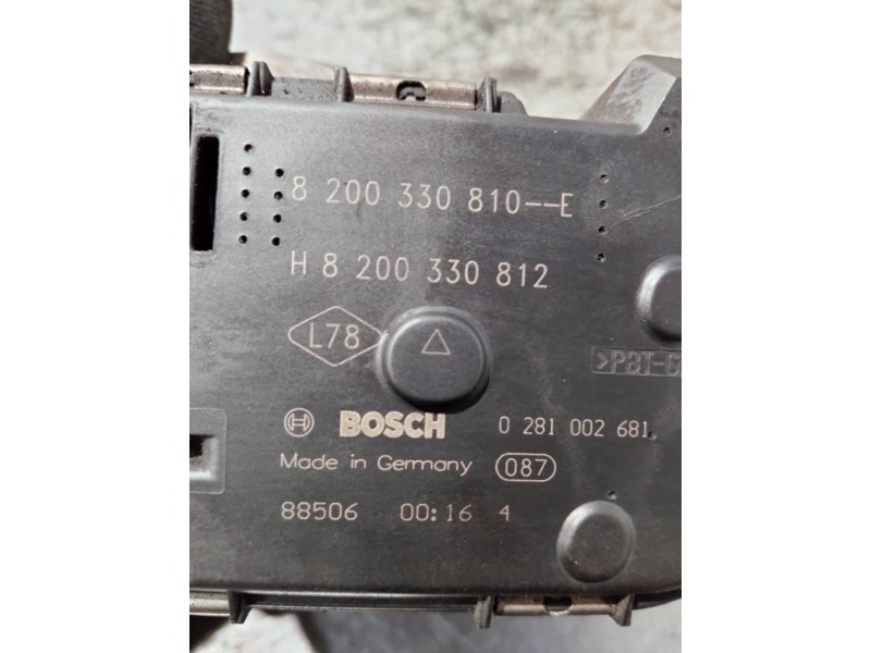 Recambio de caja mariposa para renault koleos referencia OEM IAM 8200330810 H8200330812 0281002681