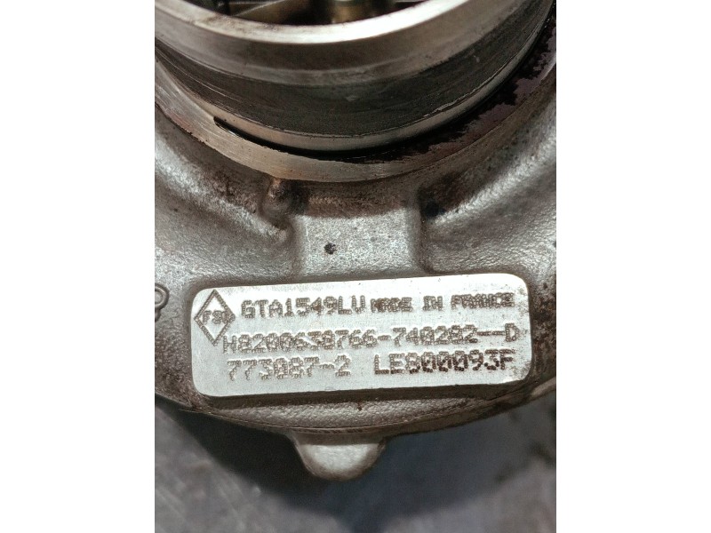 Recambio de turbocompresor para renault koleos referencia OEM IAM H8200638766 7730872 GTA1549LV