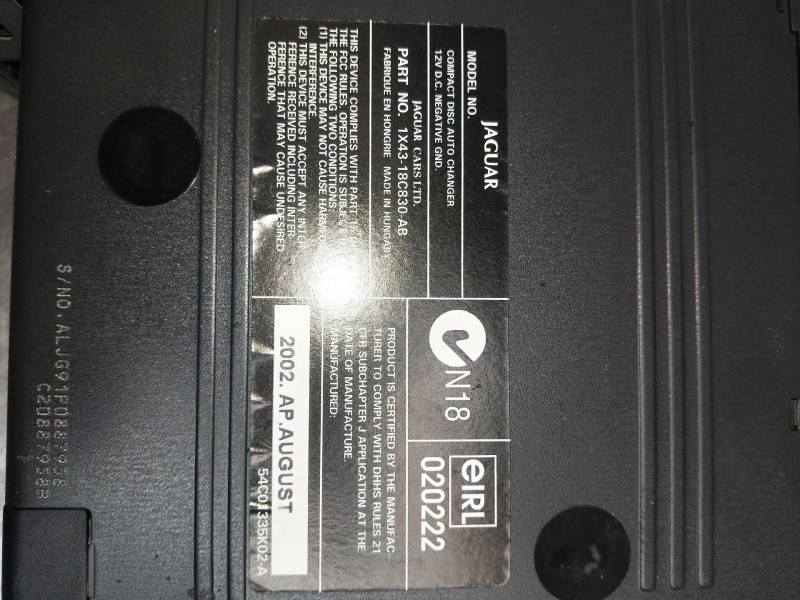 Recambio de modulo electronico para jaguar xj referencia OEM IAM 1X4318C830AB 54C01335K02A 