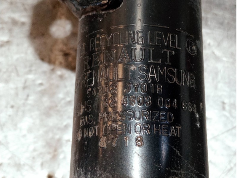 Recambio de amortiguador delantero derecho para renault koleos referencia OEM IAM 824903004684 54302JY01B 