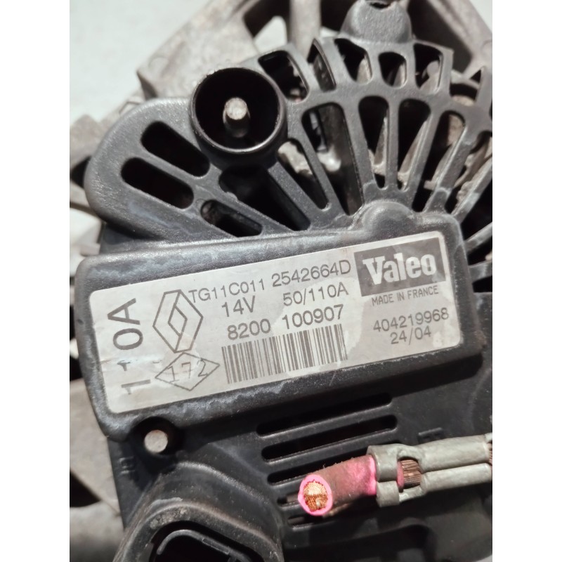 Recambio de alternador para renault megane ii berlina 3p 1.5 dci diesel referencia OEM IAM 8200100907 2542664D TG11C011
