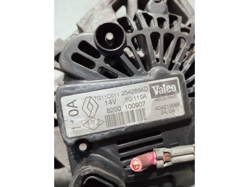 Recambio de alternador para renault megane ii berlina 3p 1.5 dci diesel referencia OEM IAM 8200100907 2542664D TG11C011