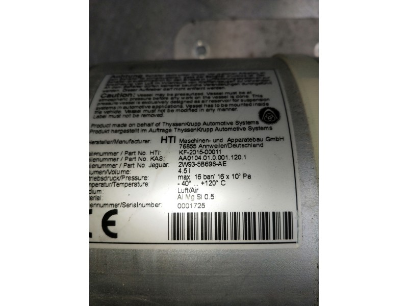 Recambio de bomba suspension para jaguar xj referencia OEM IAM 2W935B696AE KF201500011 ACUMULADOR