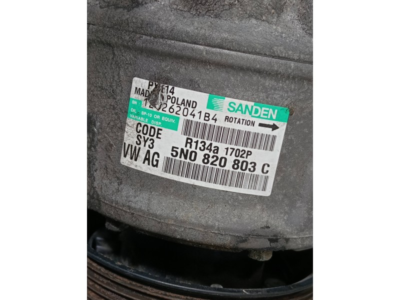 Recambio de compresor aire acondicionado para audi a1 (8x) ambition referencia OEM IAM 5N0820803C  
