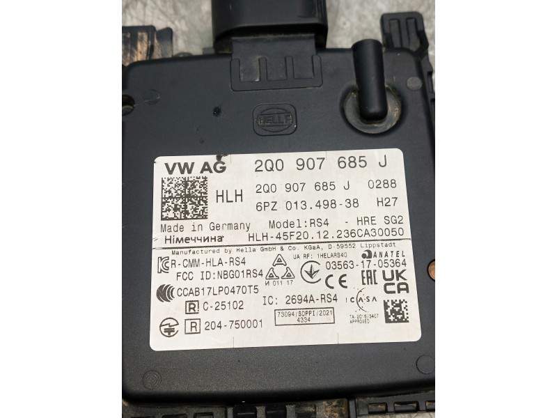 Recambio de modulo electronico para volkswagen golf viii gti cd1 clubsport referencia OEM IAM 2Q0907685J 6PZ013498 