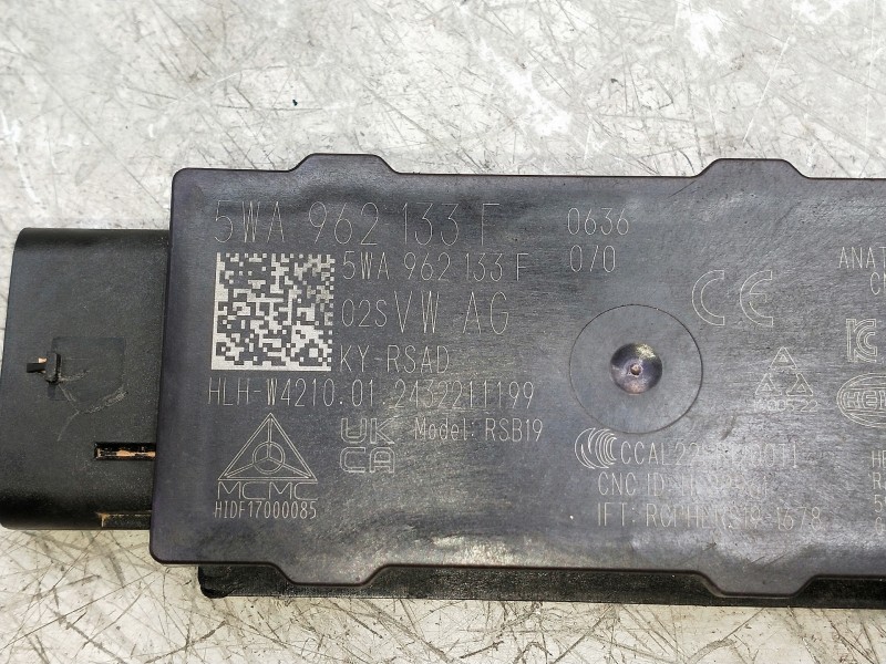 Recambio de modulo electronico para volkswagen golf viii gti cd1 clubsport referencia OEM IAM 5WA962133F 5WA962133F 