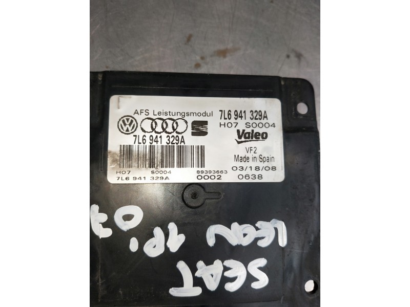 Recambio de centralita faros xenon para seat leon (1p1) referencia OEM IAM 7L6941329A 89393663  Recambio de centralita faros xenon para seat leon (1p1) referencia OEM IAM 7L6941329A 89393663