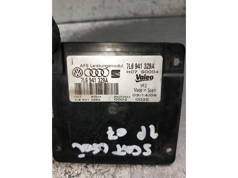 Recambio de centralita faros xenon para seat leon (1p1) referencia OEM IAM 7L6941329A 89393663  Recambio de centralita faros xenon para seat leon (1p1) referencia OEM IAM 7L6941329A 89393663