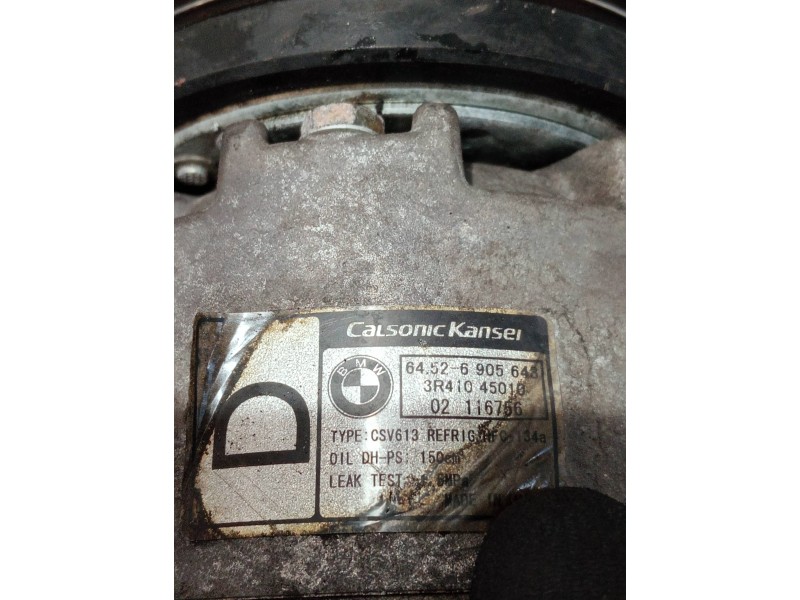Recambio de compresor aire acondicionado para bmw serie 3 compact (e46) referencia OEM IAM 64526905643 3R41045010 