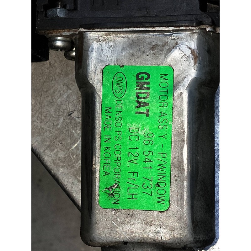 Recambio de motor elevalunas delantero izquierdo para chevrolet kalos referencia OEM IAM 96541737  