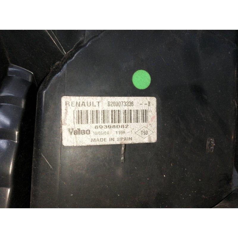 Recambio de piloto trasero izquierdo para renault megane ii berlina 3p 1.5 dci diesel referencia OEM IAM 8200073236 89398082 