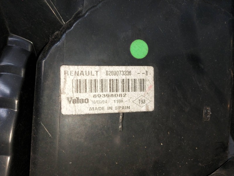 Recambio de piloto trasero izquierdo para renault megane ii berlina 3p 1.5 dci diesel referencia OEM IAM 8200073236 89398082 