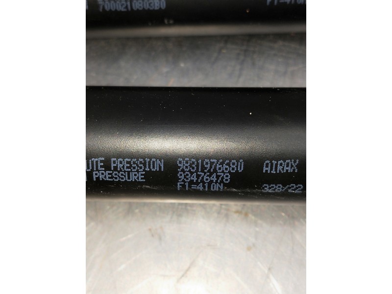 Recambio de amortiguadores maletero / porton para opel corsa f referencia OEM IAM 9831976680 93476478 7000210803B0
