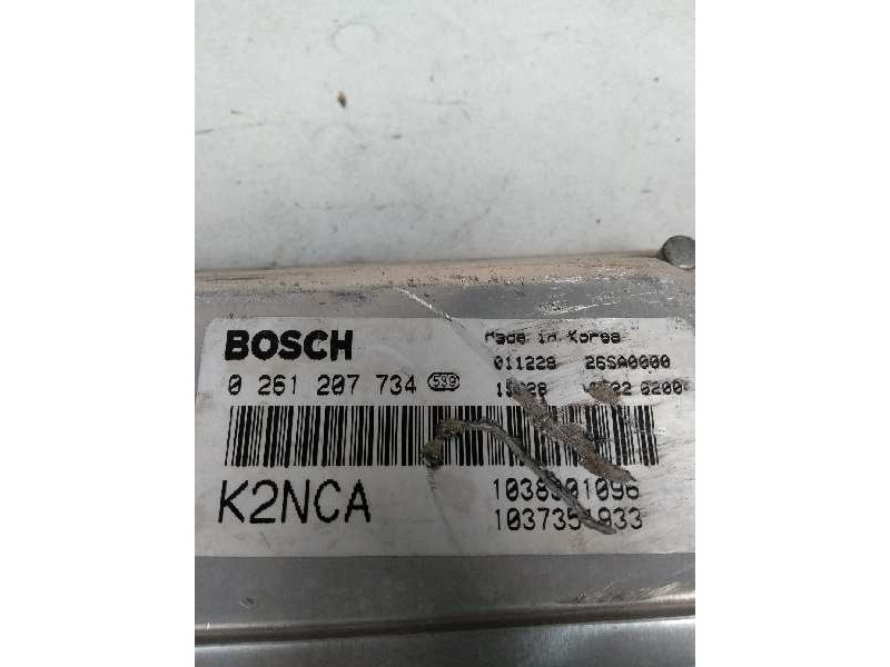 Recambio de centralita motor uce para kia sephia ll 1.6 cat referencia OEM IAM 0261207734 1038301096 K2NCA