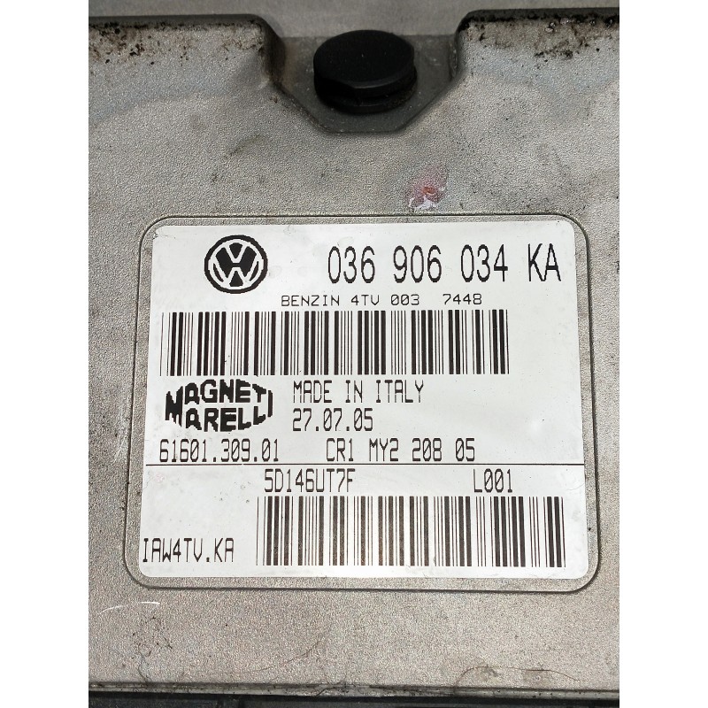 Recambio de centralita motor uce para volkswagen polo (9n3) referencia OEM IAM 036906034KA 6160130901 