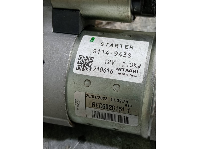 Recambio de motor arranque para fiat grande punto (199) referencia OEM IAM REC60201511 S114943S 