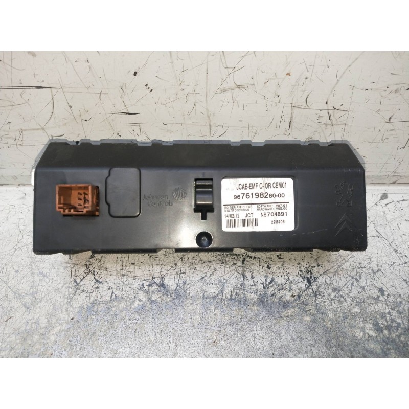 Recambio de pantalla multifuncion para citroen c4 lim. referencia OEM IAM 967619828000  
