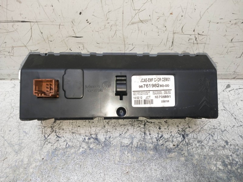 Recambio de pantalla multifuncion para citroen c4 lim. referencia OEM IAM 967619828000  