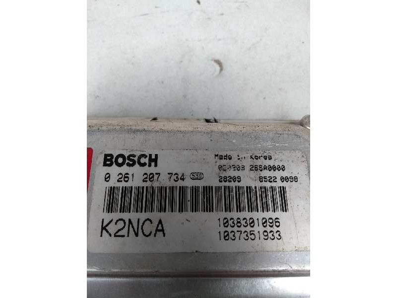 Recambio de centralita motor uce para kia shuma ii referencia OEM IAM 0261207734 1038301096 K2NCA