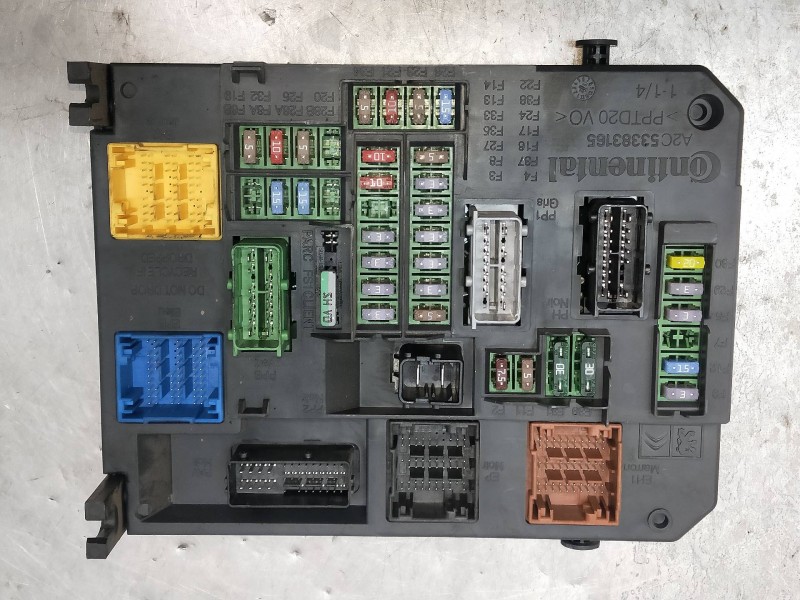 Recambio de caja reles / fusibles para citroen c4 lim. referencia OEM IAM 9665547480  