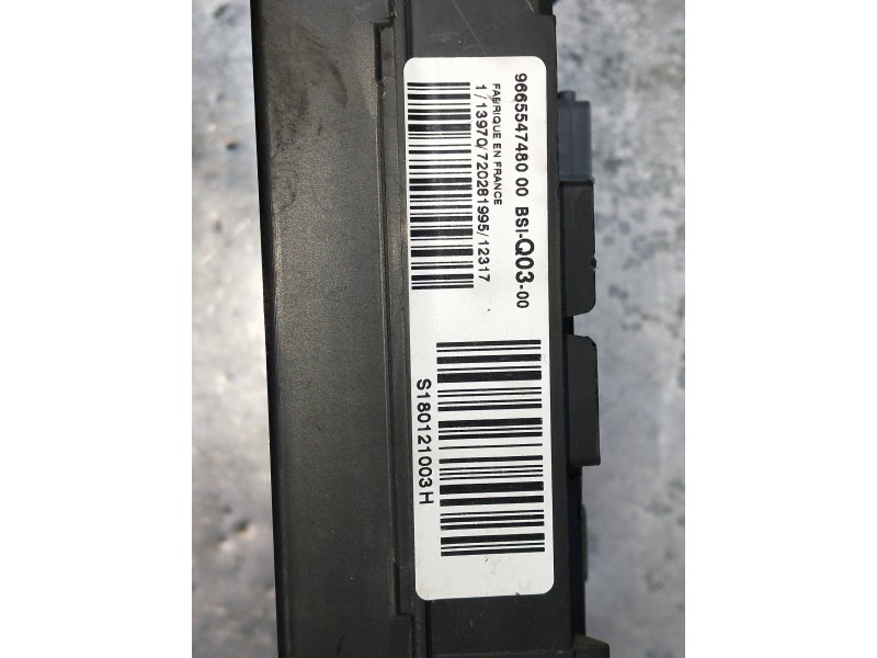 Recambio de caja reles / fusibles para citroen c4 lim. referencia OEM IAM 9665547480  