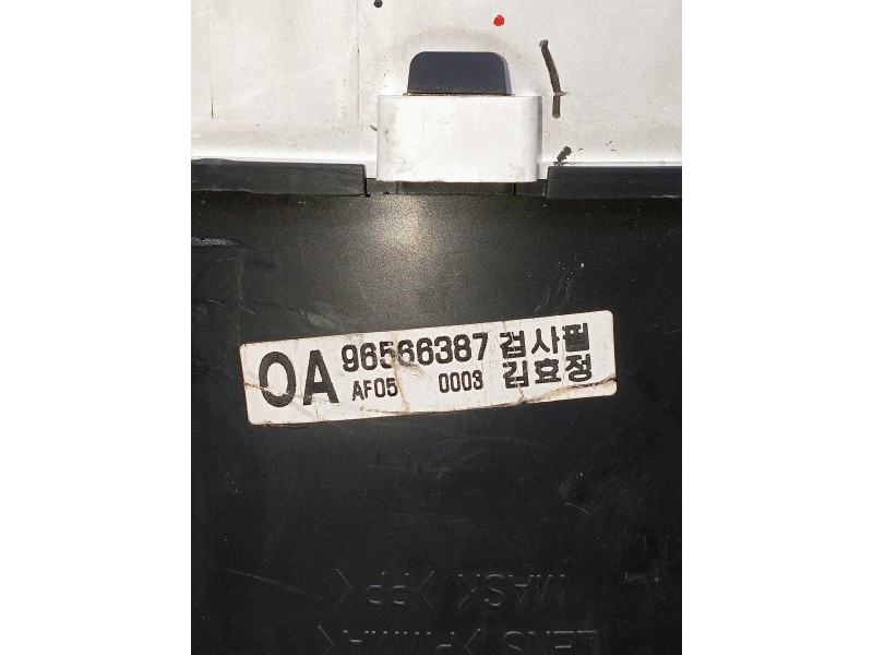 Recambio de cuadro instrumentos para daewoo matiz referencia OEM IAM 96566387  