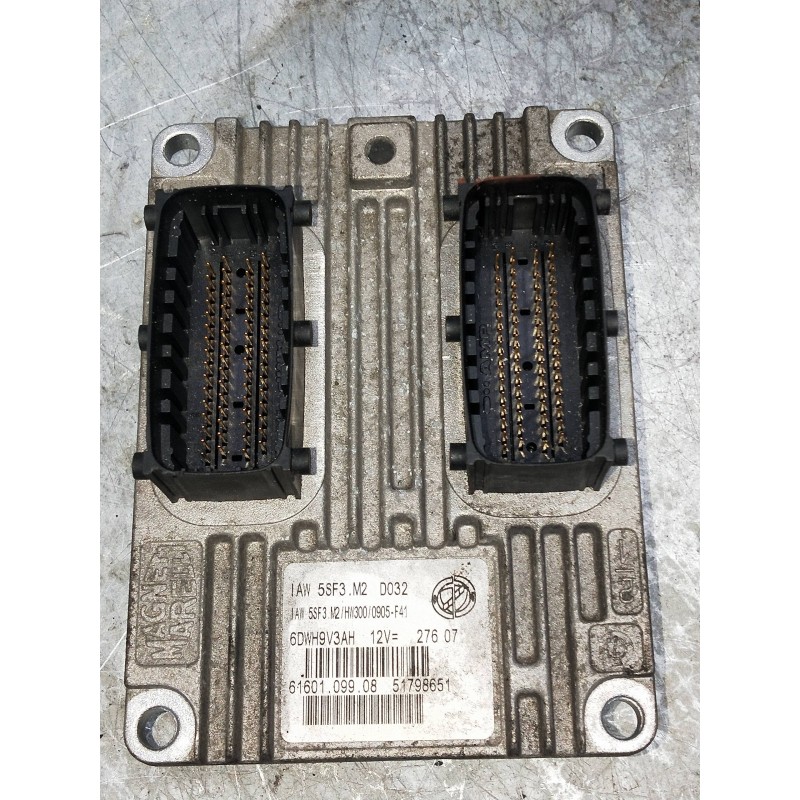Recambio de centralita motor uce para fiat grande punto (199) referencia OEM IAM IAW5SF3M2 6160109908 6DWH9V3AH