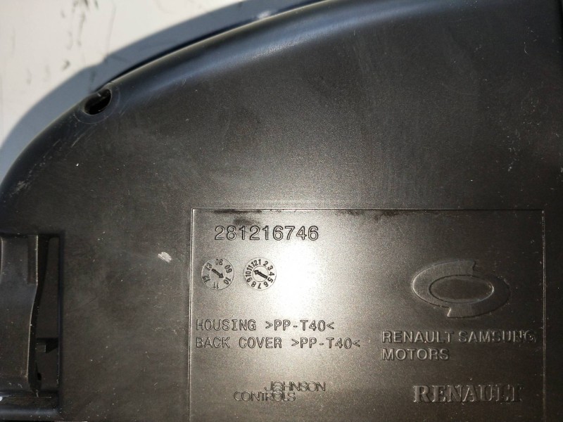 Recambio de cuadro instrumentos para renault megane iii sport tourer gt referencia OEM IAM 281216746 248101343R 