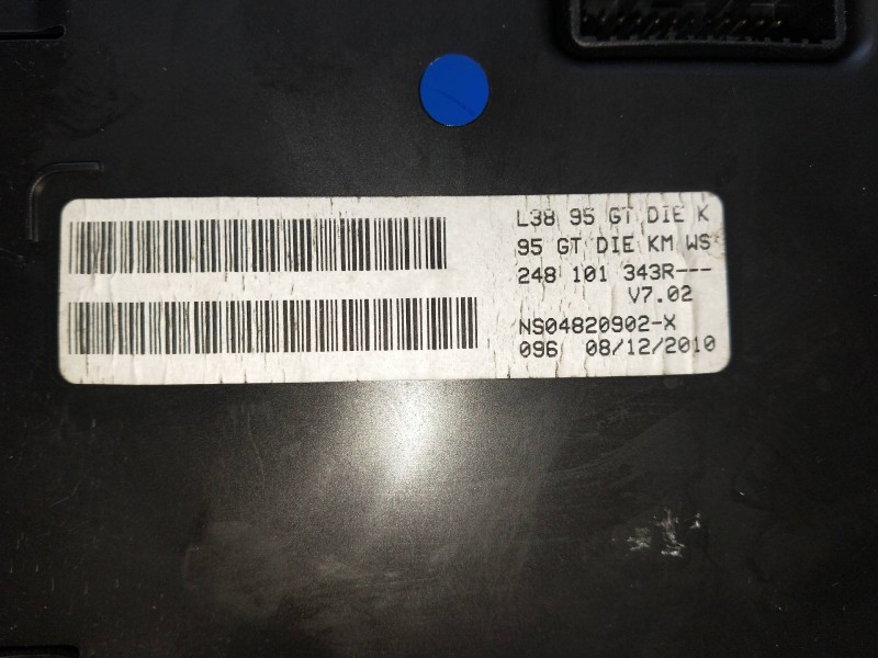 Recambio de cuadro instrumentos para renault megane iii sport tourer gt referencia OEM IAM 281216746 248101343R 