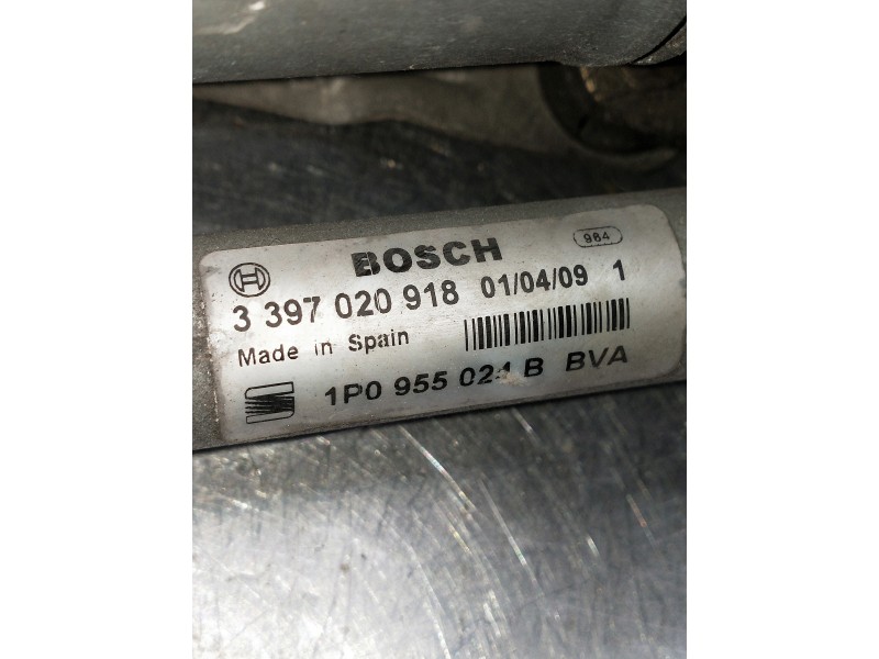 Recambio de motor limpia delantero para seat leon (1p1) referencia OEM IAM 3397020918 1P0955021B 