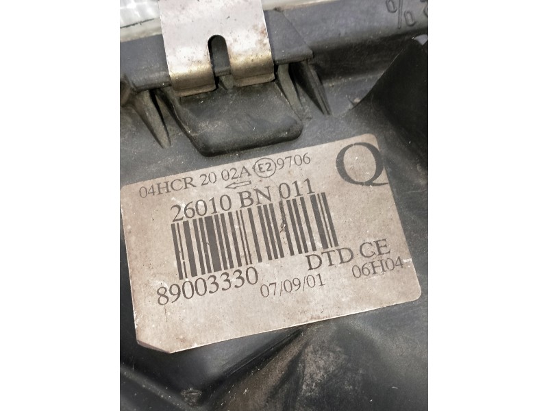 Recambio de faro derecho para nissan almera (n16/e) referencia OEM IAM 89003330 26010BN011 