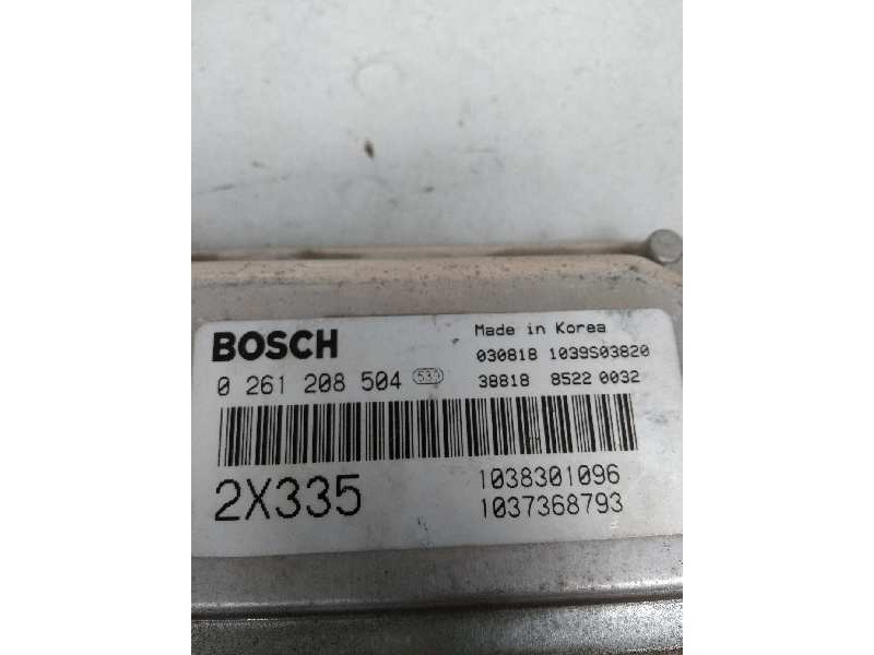 Recambio de centralita motor uce para kia shuma ii 1.6 cat referencia OEM IAM 0261208504 1038301096 2X335