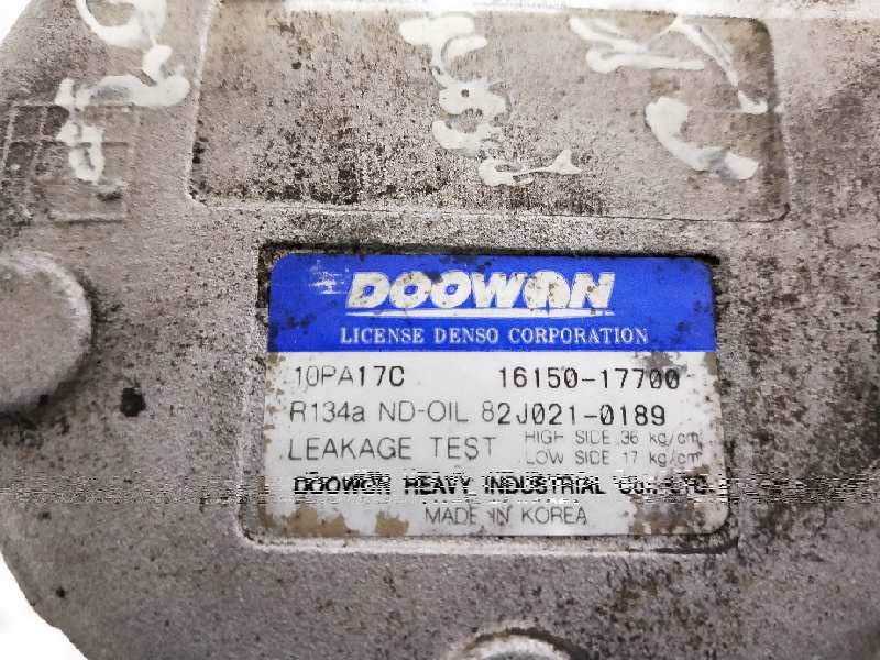Recambio de compresor aire acondicionado para kia sorento 2.5 crdi cat referencia OEM IAM 1615017700 10PA17C 