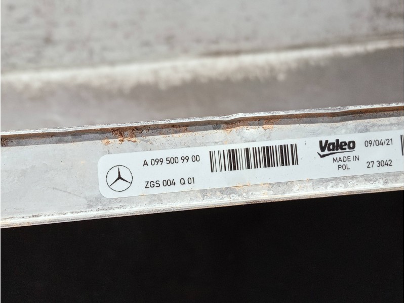 Recambio de radiador agua para mercedes clase c (w206) c 220 d referencia OEM IAM A0995009900  