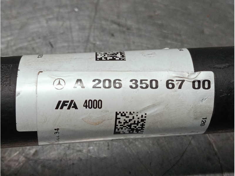 Recambio de transmision trasera derecha para mercedes clase c (w206) c 220 d referencia OEM IAM A2063506700  