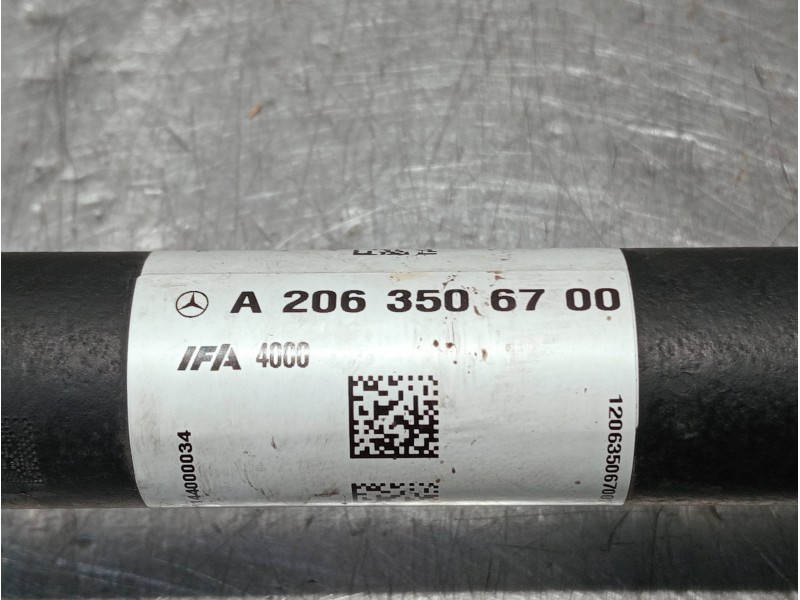 Recambio de transmision trasera izquierda para mercedes clase c (w206) c 220 d referencia OEM IAM A2063506700  