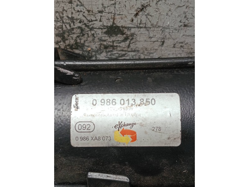 Recambio de motor arranque para peugeot 306 berlina 3/5 puertas (s1) referencia OEM IAM 0986013850  