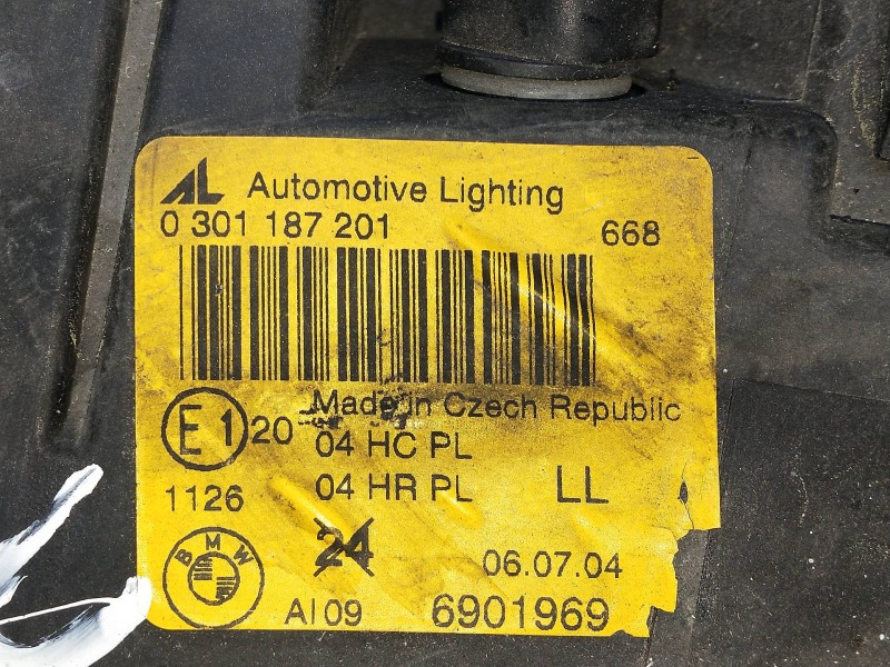 Recambio de faro izquierdo para bmw serie 3 compact (e46) referencia OEM IAM 0301187201  
