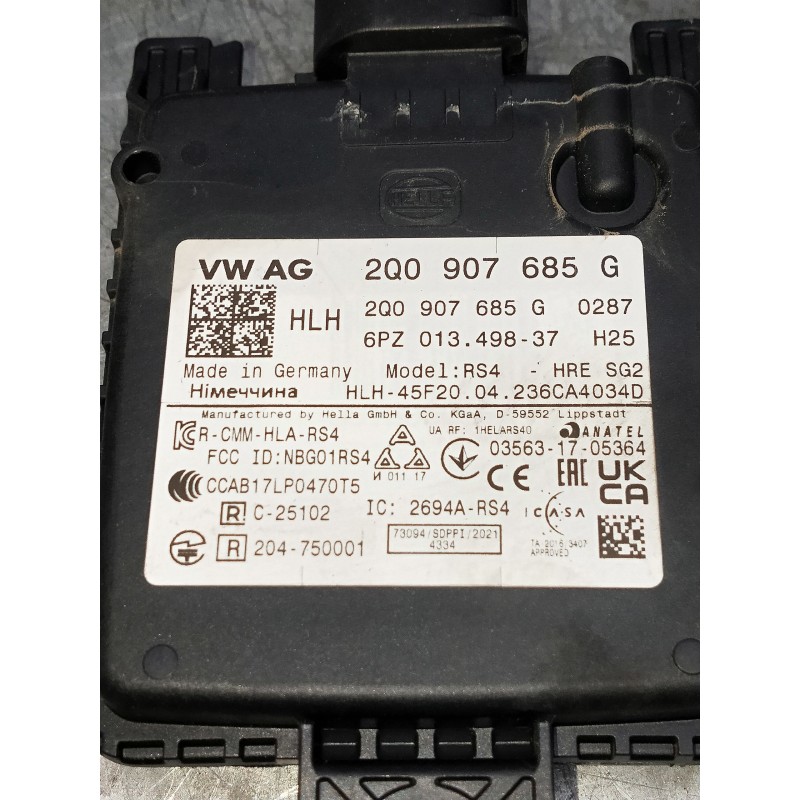 Recambio de modulo electronico para cupra formentor referencia OEM IAM 2Q0907685G 6PZ01349837 