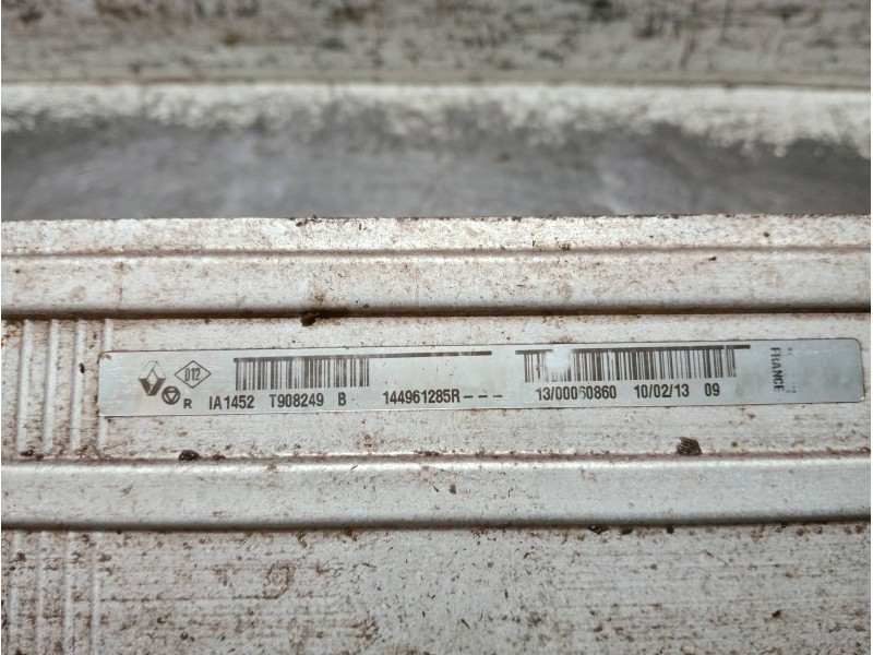 Recambio de intercooler para renault megane iii berlina 5 p referencia OEM IAM 144961285R  