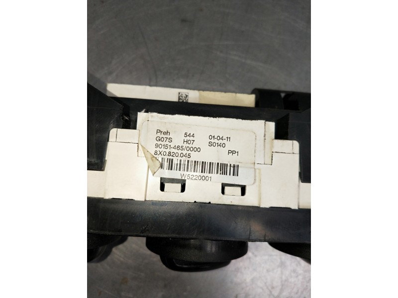 Recambio de mando calefaccion / aire acondicionado para audi a1 (8x) ambition referencia OEM IAM 8X0820045  