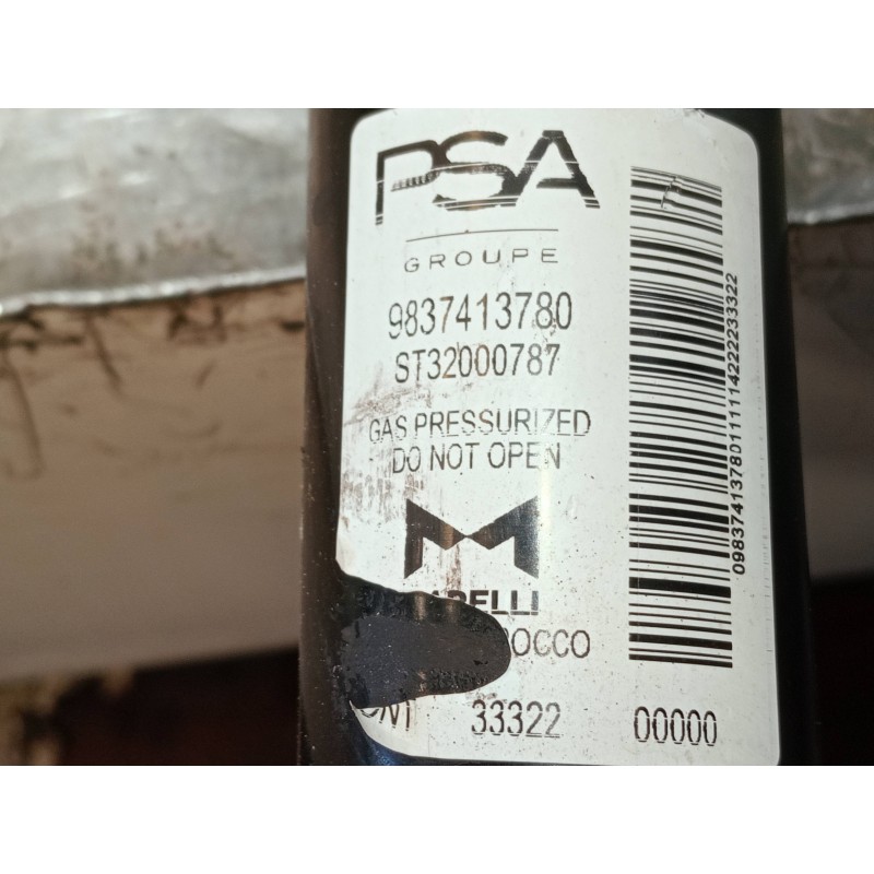 Recambio de amortiguador delantero izquierdo para opel corsa f referencia OEM IAM 9837413780 ST32000787 