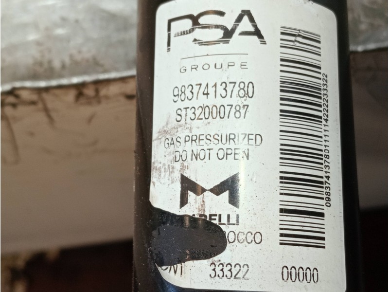 Recambio de amortiguador delantero izquierdo para opel corsa f referencia OEM IAM 9837413780 ST32000787 