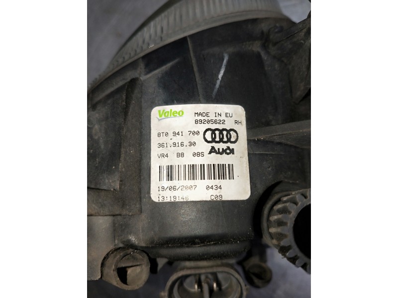 Recambio de faro antiniebla derecho para audi a5 coupe (8t) referencia OEM IAM 89205622 8T0941700 