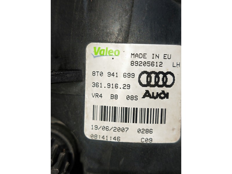 Recambio de faro antiniebla izquierdo para audi a5 coupe (8t) referencia OEM IAM 89205612 8T0941699 