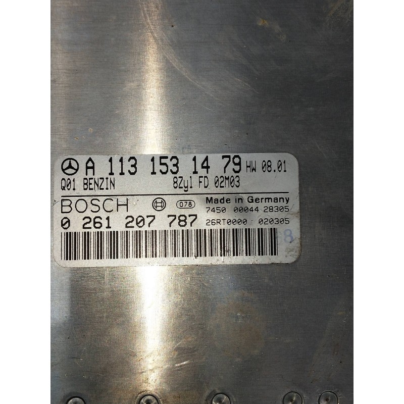 Recambio de centralita motor uce para mercedes clase s (w220) berlina 500 (220.075) referencia OEM IAM 0261207787 A1131531479 