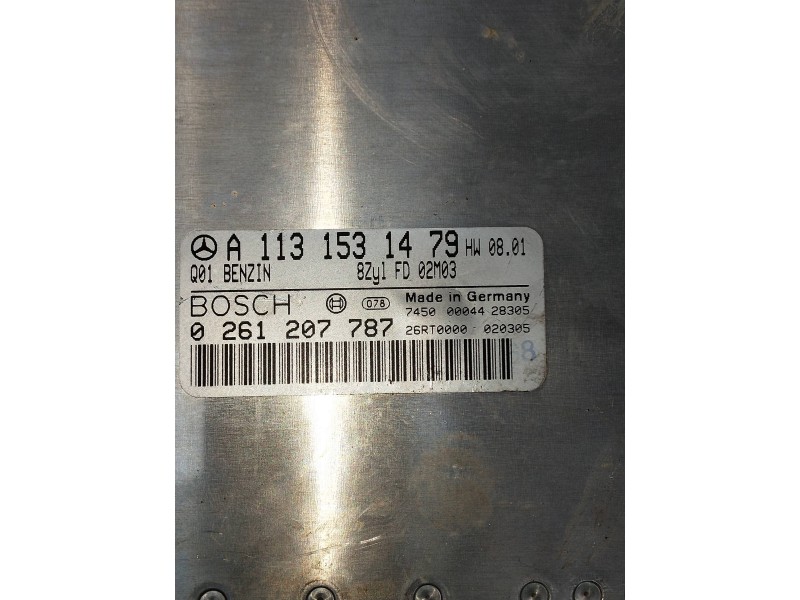 Recambio de centralita motor uce para mercedes clase s (w220) berlina 500 (220.075) referencia OEM IAM 0261207787 A1131531479 